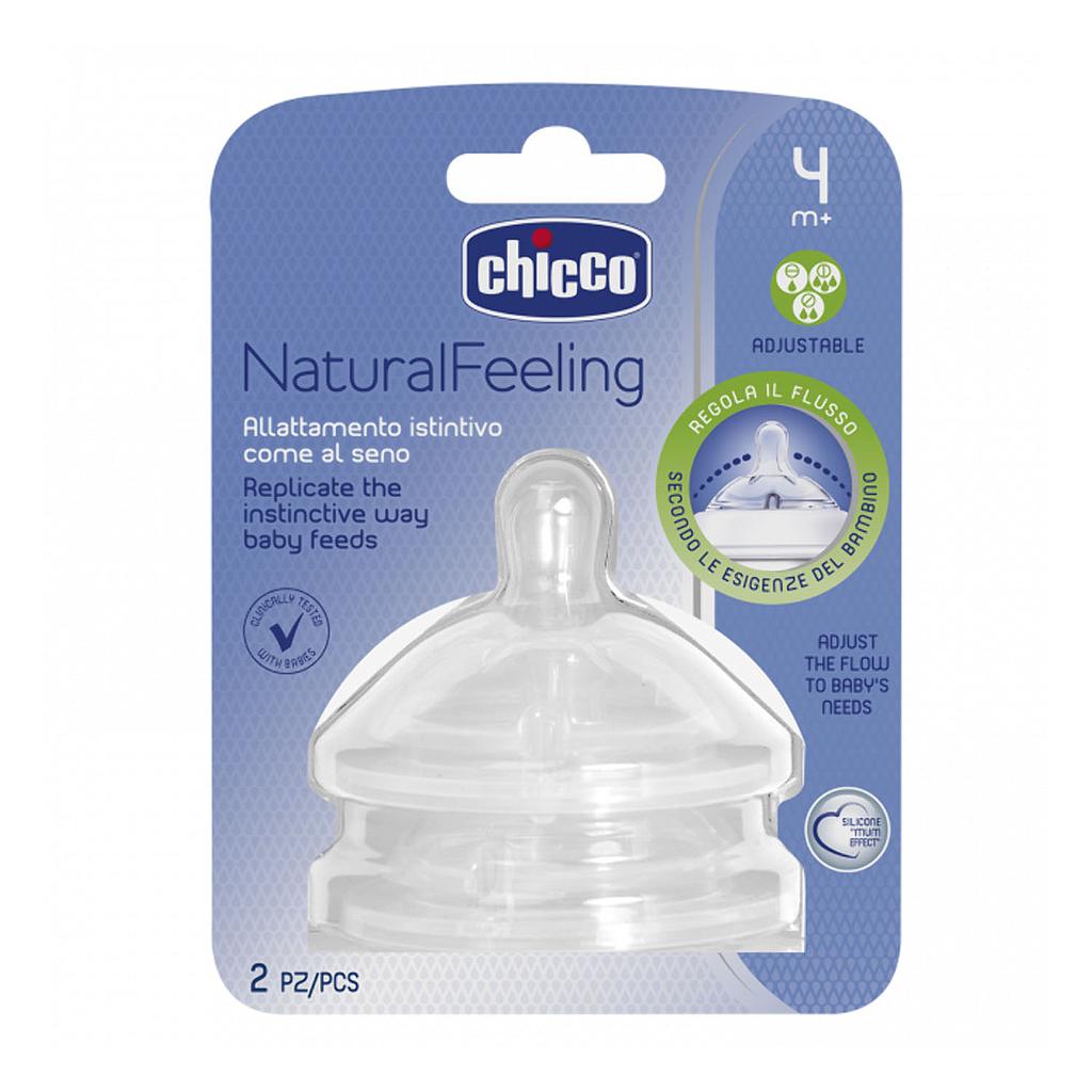 Chicco Tétine Silicone Ajustable 2m+ 2pcs - Kadisse