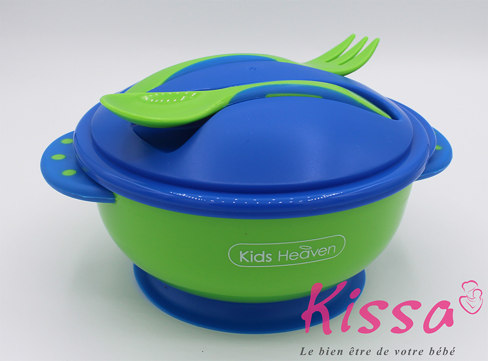 Kissa - Biberon cuillère 2 en 1 de KIDS HEAVEN en silicone pour