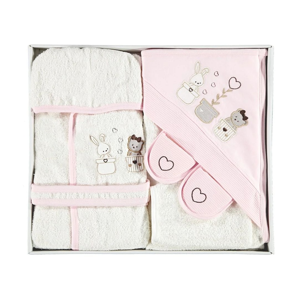 Coffret de bain lapin ours bebelina