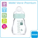 Biberon en Verre Premium 170ml Nature Mam