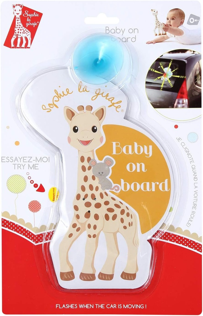 Flash bébé à bord Sophie la girafe