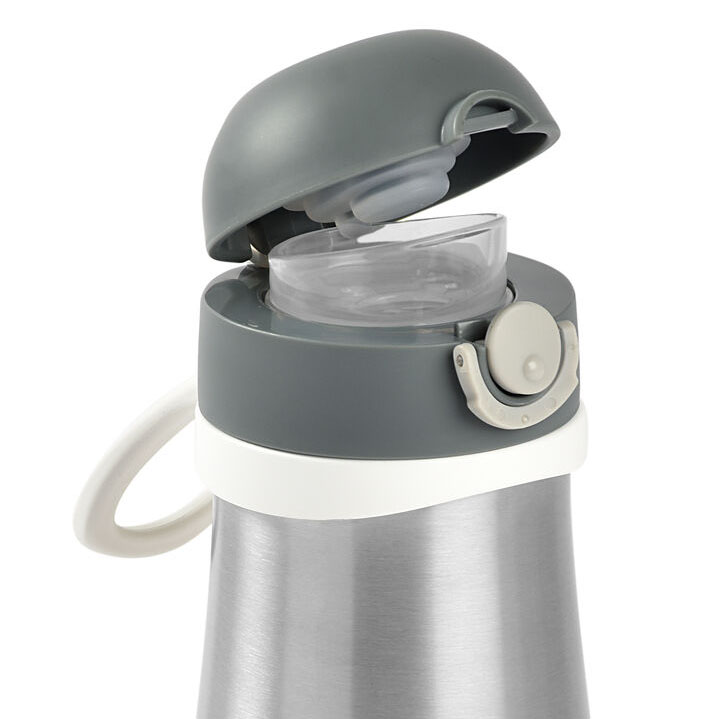 gourde en inox 350ml gris Béaba