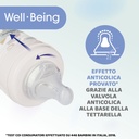 Biberon well-being plastique150ml 0m+ Chicco