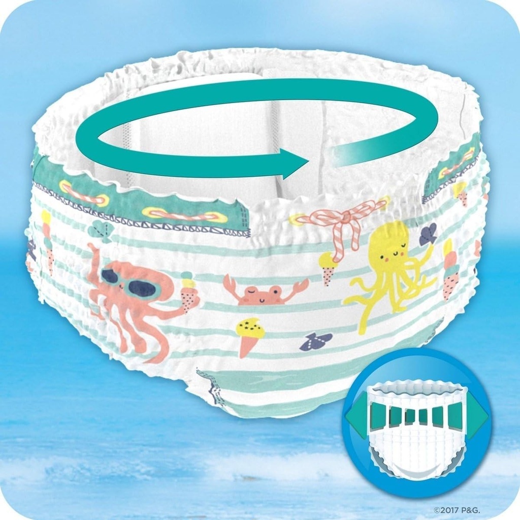 Couches piscine 12 pcs Pampers 9-15 kg