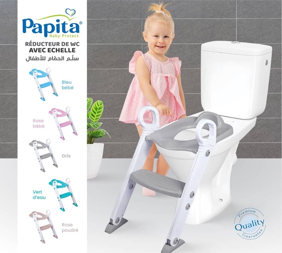 Réducteur de toilette avec échelle PAPITA