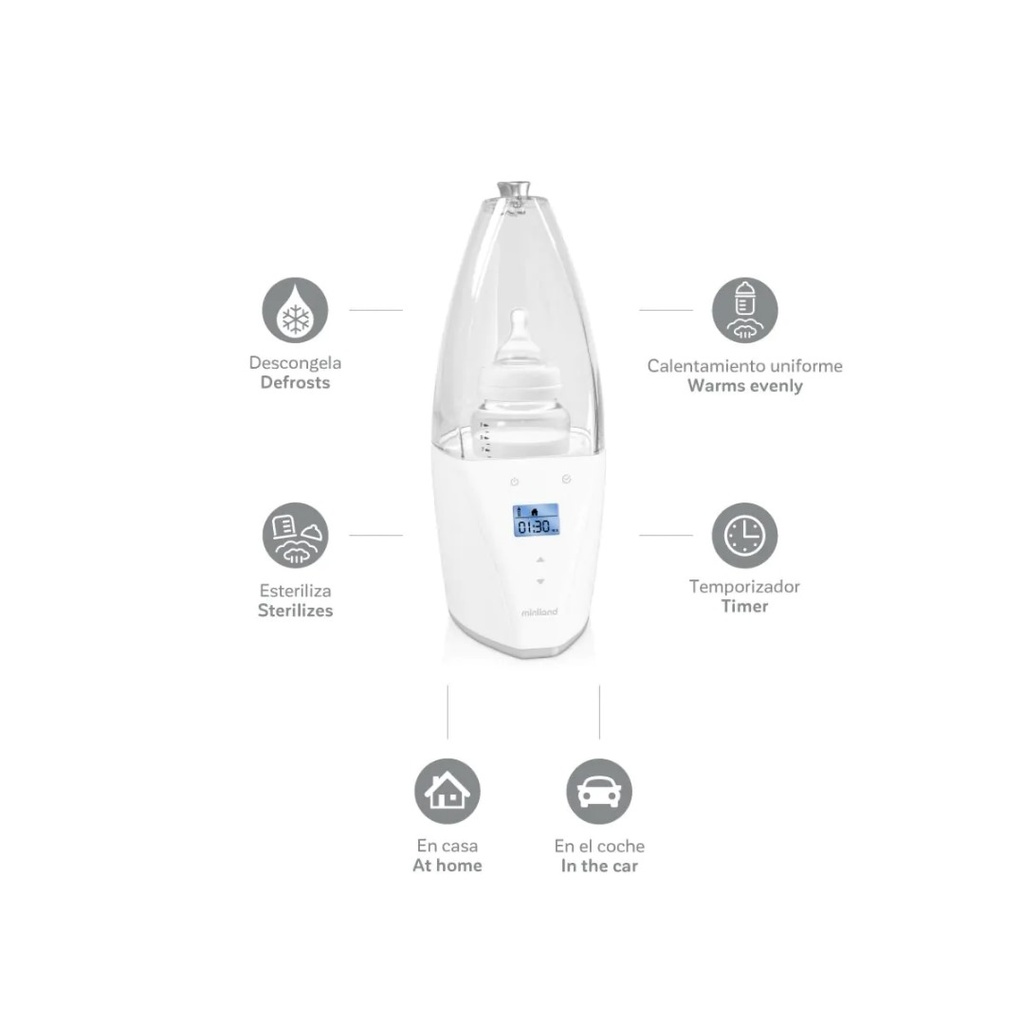 Chauffe biberon et stérilisateur Warmy advanced MINILAND