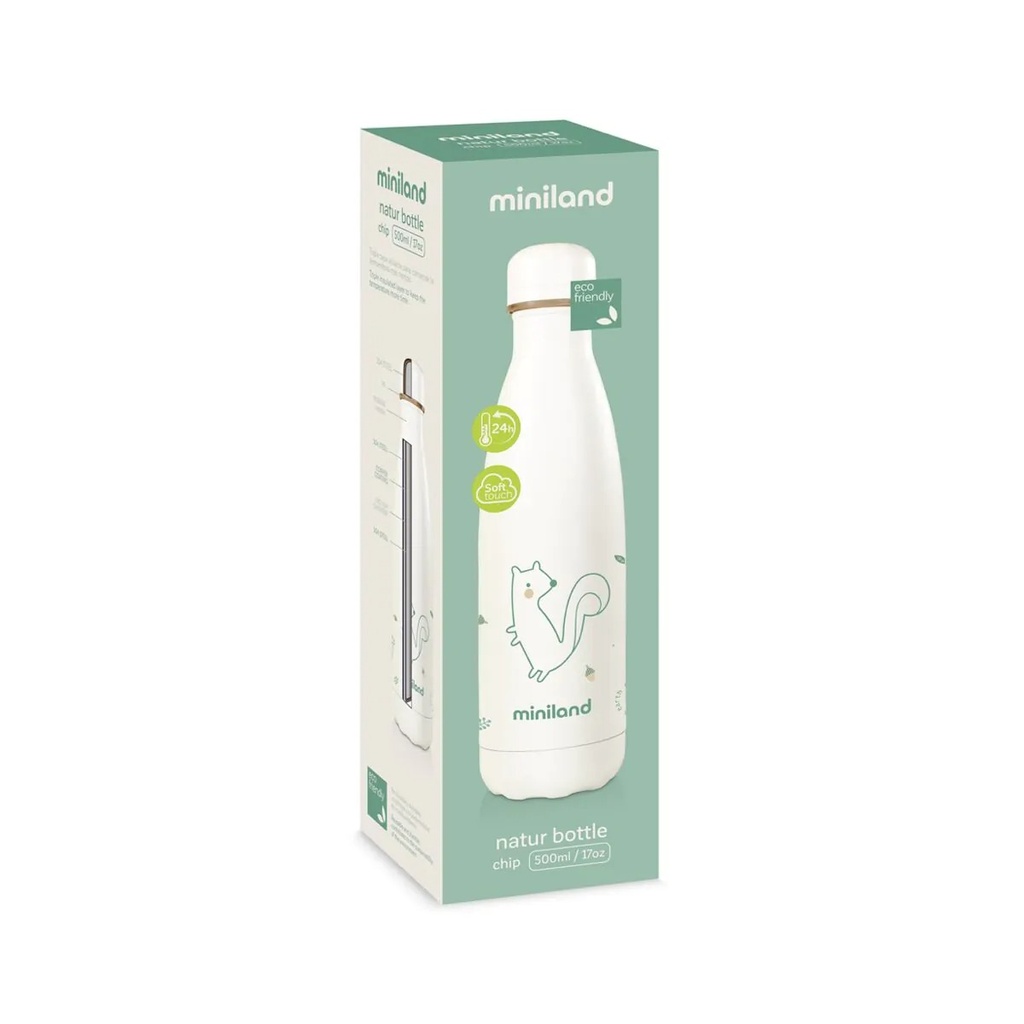 Bouteille Isotherme en acier inoxydable 500 ML Miniland