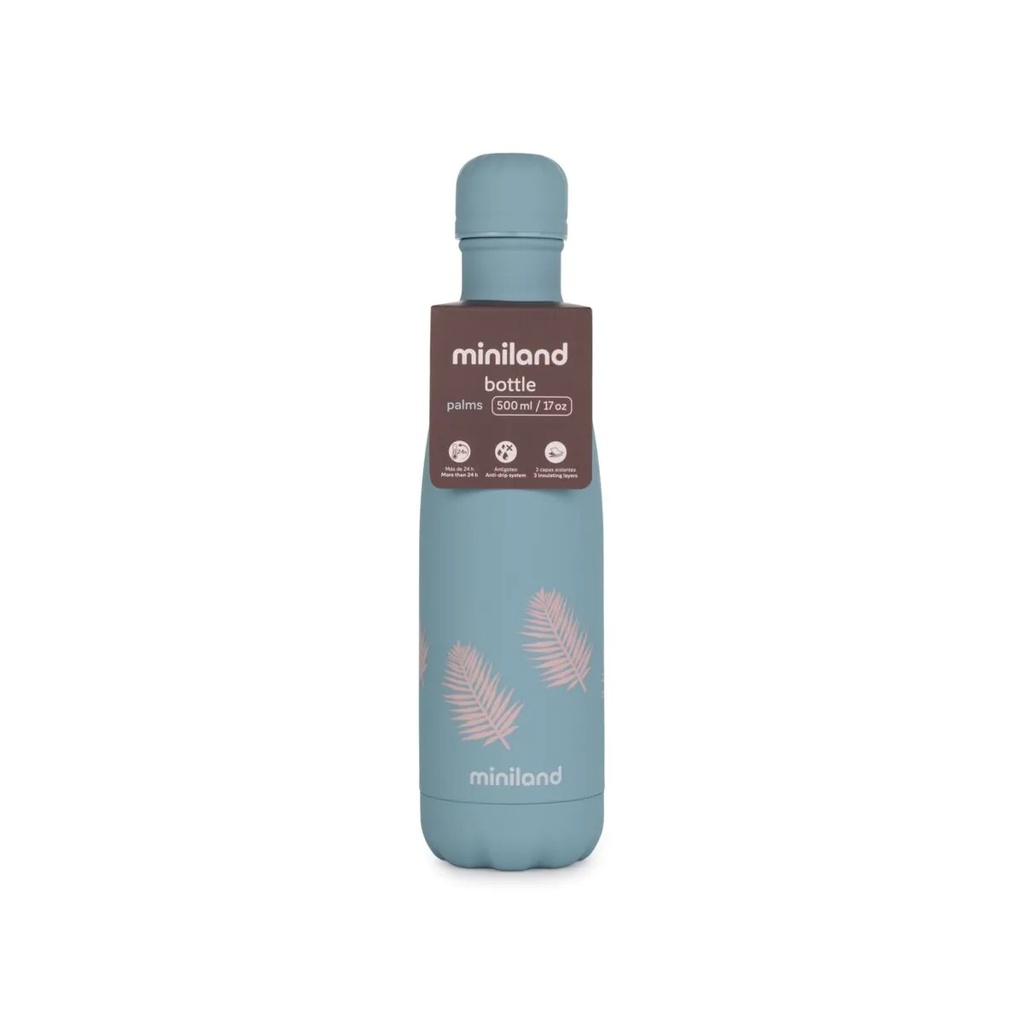 Bouteille Isotherme en acier inoxydable 500 ML Matte Miniland