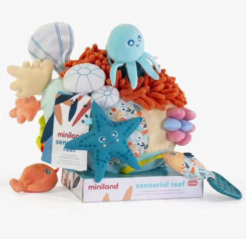 Peluche sensorielle récif