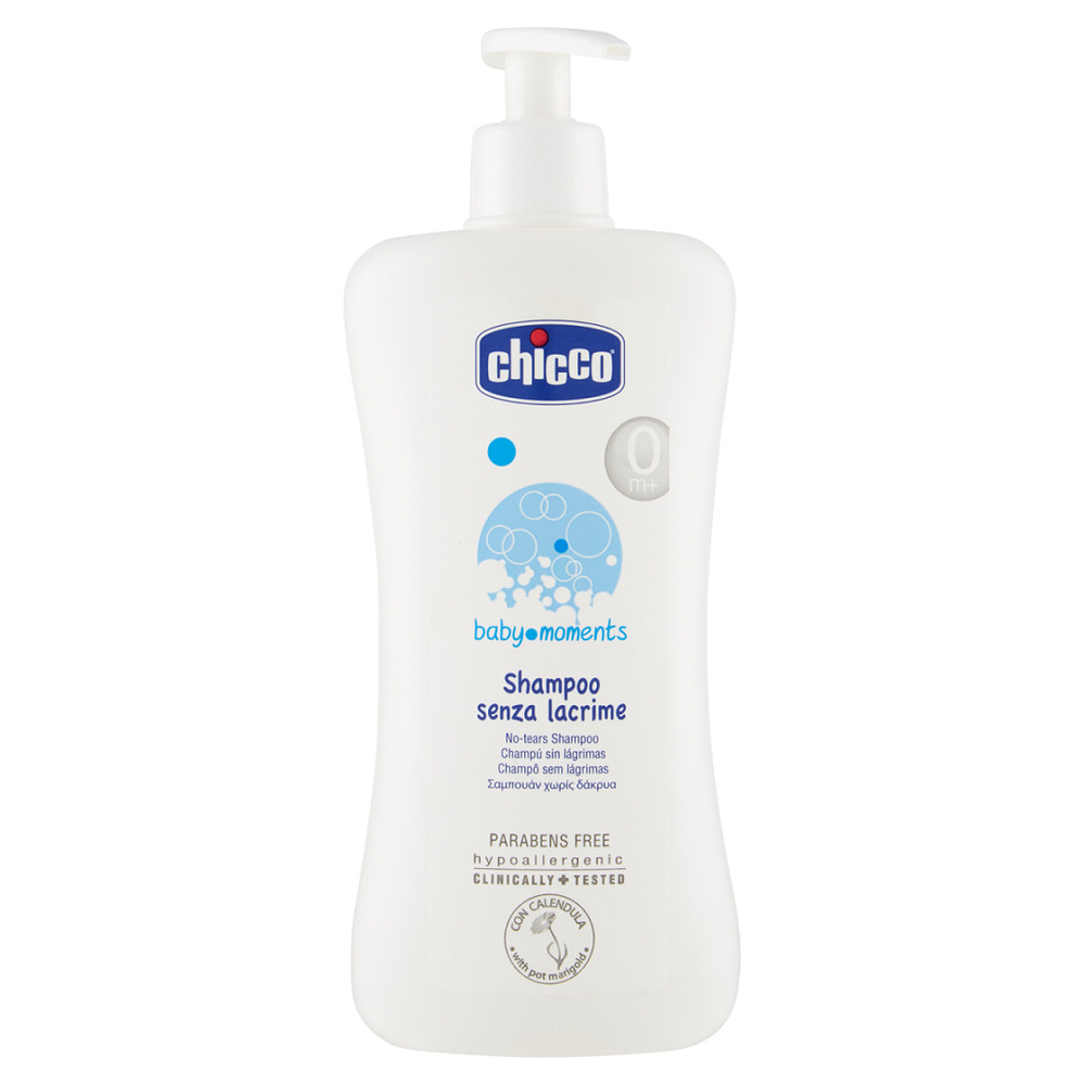 SHAMPOOING 500ML BABY MOMENTS CHICCO PACK 1