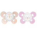 SUCETTE CHICCO SILICONE GIRL 6-16M COMFORT  2PCS