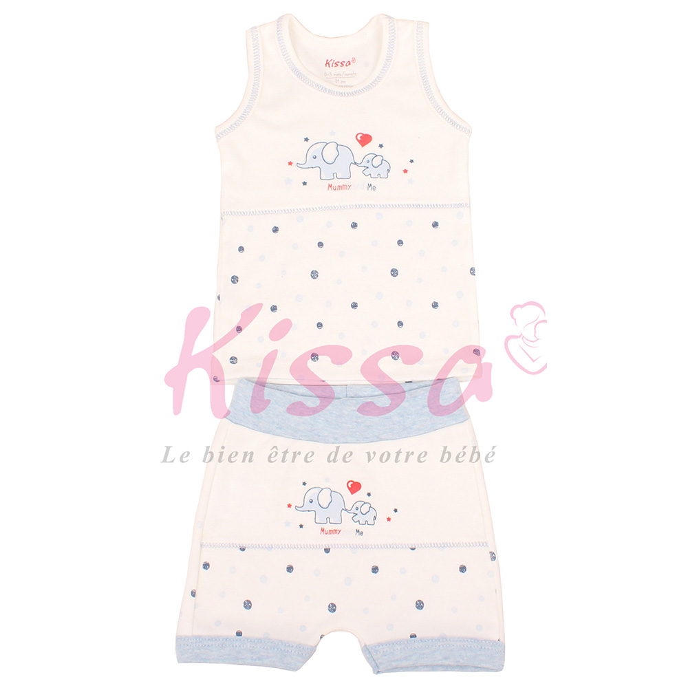 ENSEMBLE KISSA DEBARDEUR+SHORT ENS381B