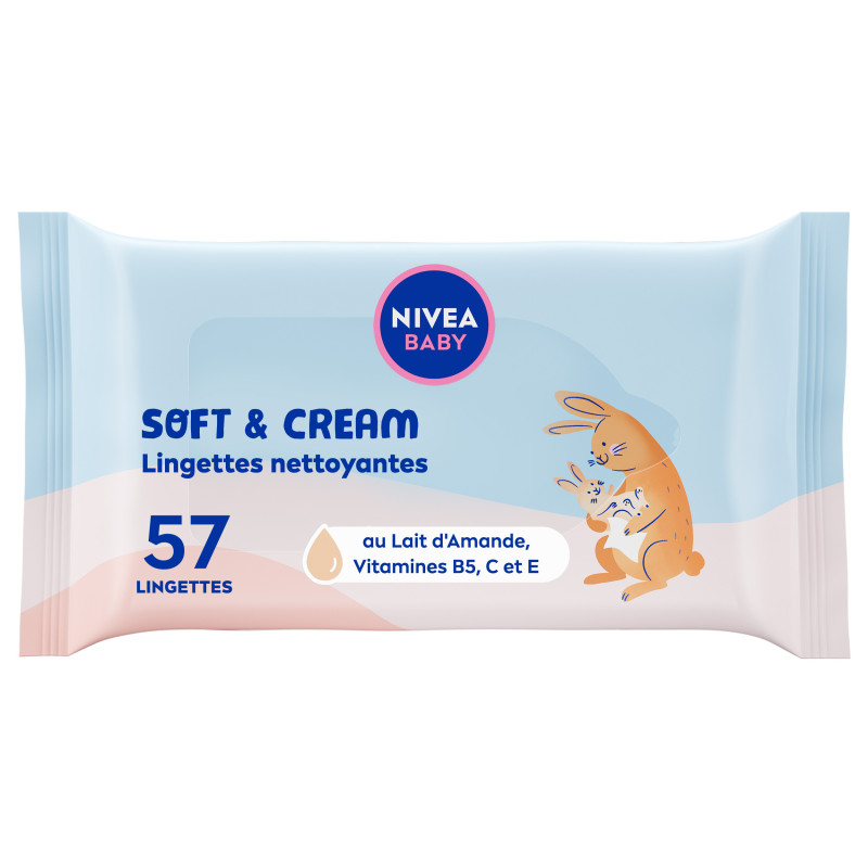 LINGETTE SOFT/CREME NIVEA 63P