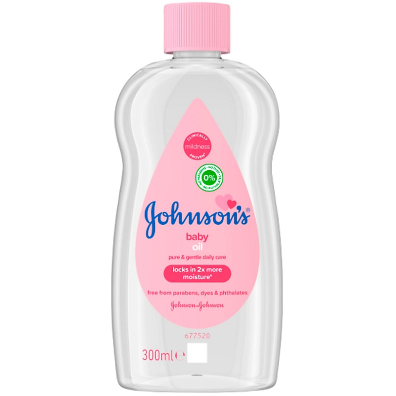 HUILE DE MASSAGE JOHNSON 300ML ROSE 