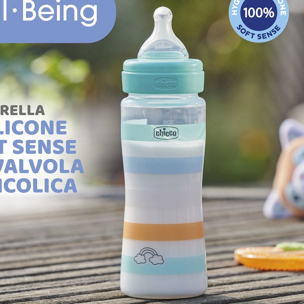 Biberon plastique well being 250ml 2m+ Chicco