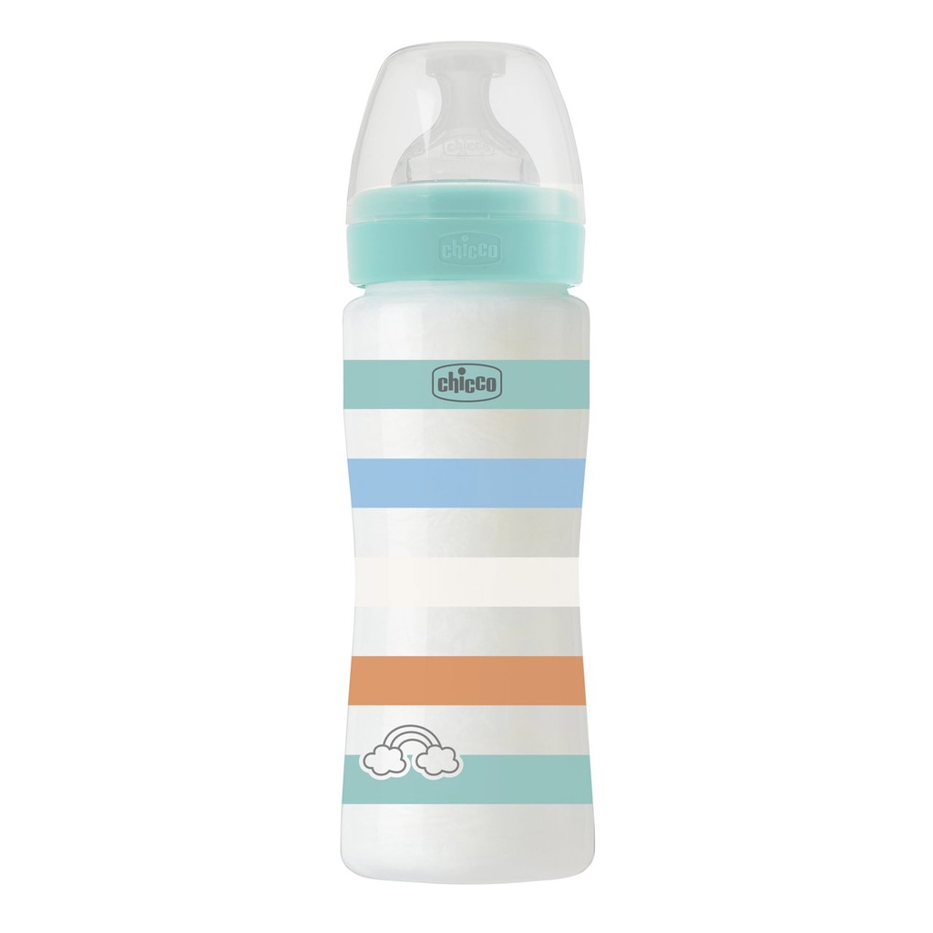 Biberon en plastique well being 330ml 4m+ chicco