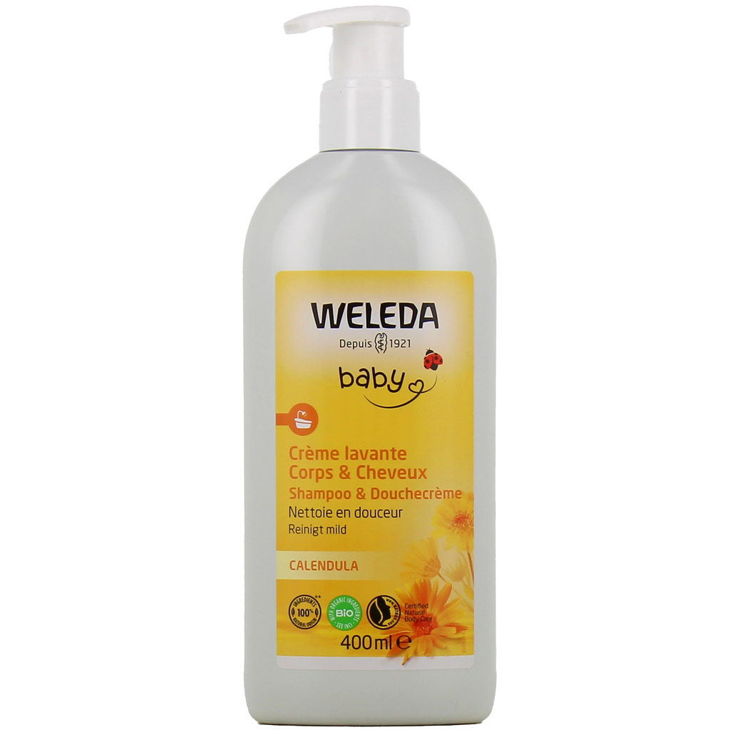 Crème lavante corps et cheveux 400ml weleda