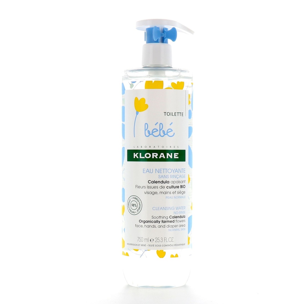 Eau nettoyante 750 ml Klorane