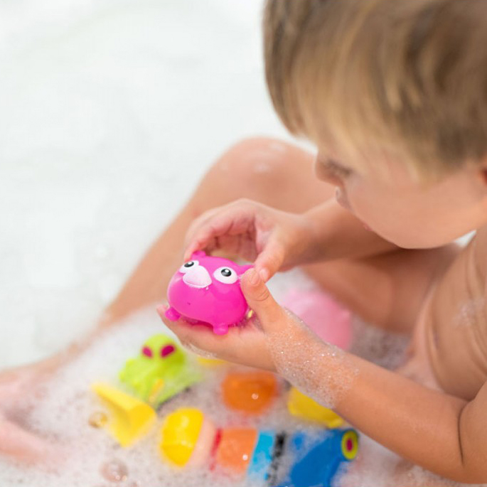 6 Jouets de bain Animaux Olmitos