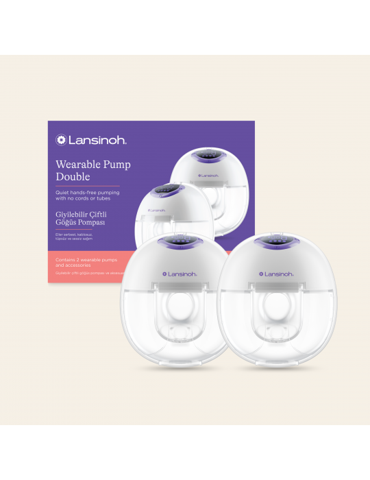 Tire-lait électrique mains libres double Lansinoh