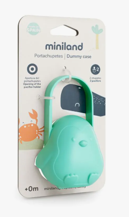 Porte-sucette couleur océan Miniland