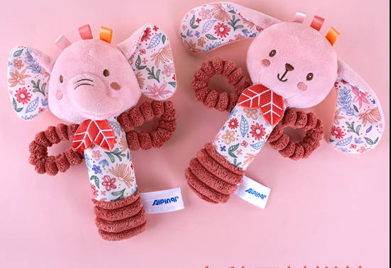 Hochet bebe fille ROSE