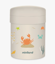 Porte manger Isotherme en acier inoxydable 700 ml Miniland