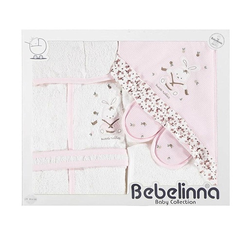 [12105] Coffret de bain lapin rose bebelina