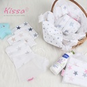 4 LINGETTES LAVABLES+ SAC DE LAVAGE Kissa