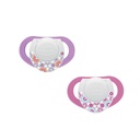 SUCETTE CHICCO LATEX 6-12/6-16M COMPACT ROSE 2PC B