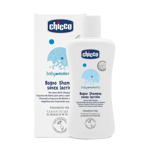 [00002841000000] GEL + SHAMPOOING 200ML BABY MOMENTS CHICCO PACK 1