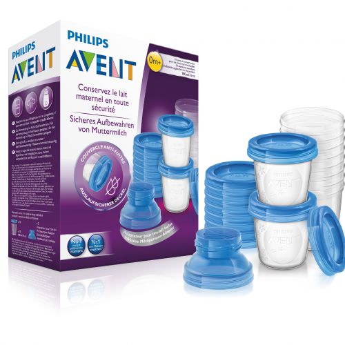 [SCF618/10] 10 Pots de conservation lait maternel avent