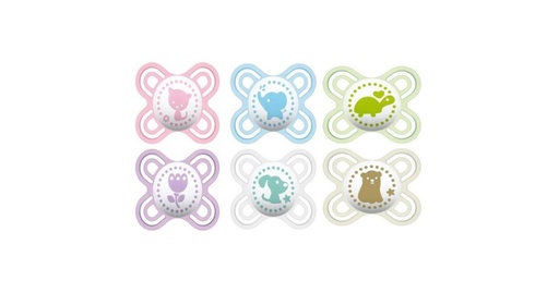[9001616696725] 2 sucettes perfect naissance silicone 0.2 m Mam