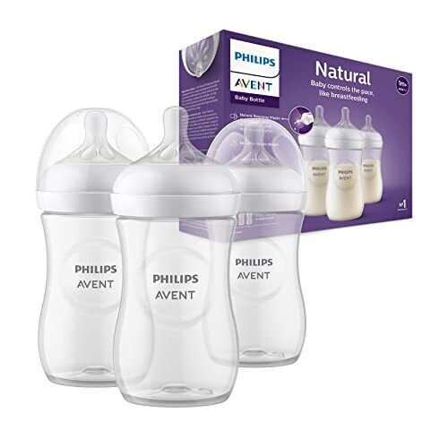 [SCY903/03] Lot de 3 biberons en plastique 260ml 1m+ Avent