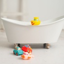 Boite de 4 jouets de bain Véhicules Olmitos