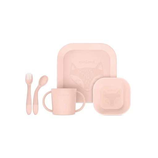 [89532] Set de repas carré de 5 pcs Miniland