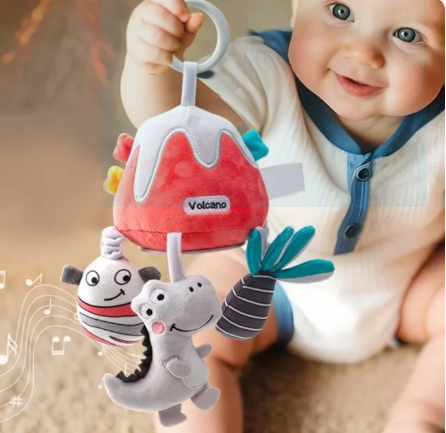 [34569-10] Jouet interactif pour lit HAPPY MONKEY