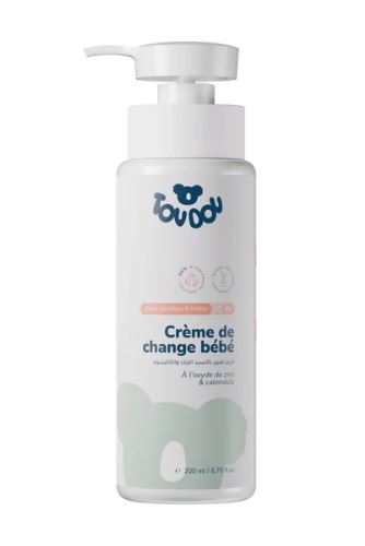 Crème de change bébé pour zone sensible & irritée 200 ml TOUDOU
