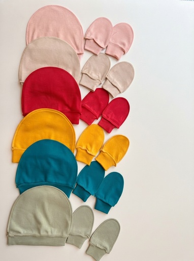 [BNMF10] Bonnet+Moufle couture a l'envers Kissa 10